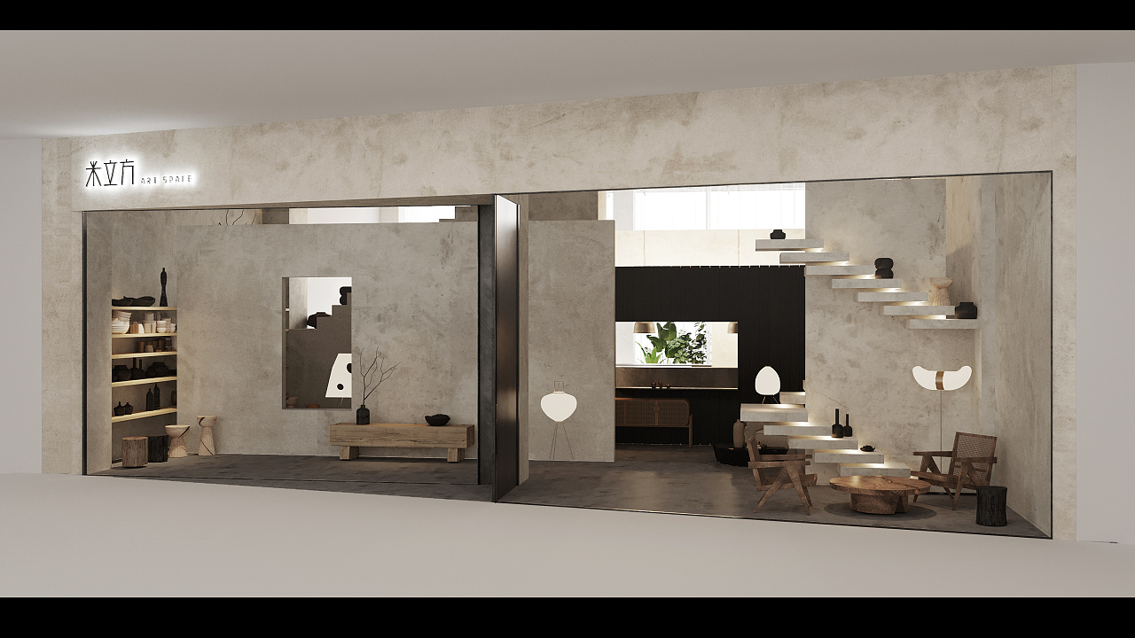 深圳艺展中心米立方家具店设计