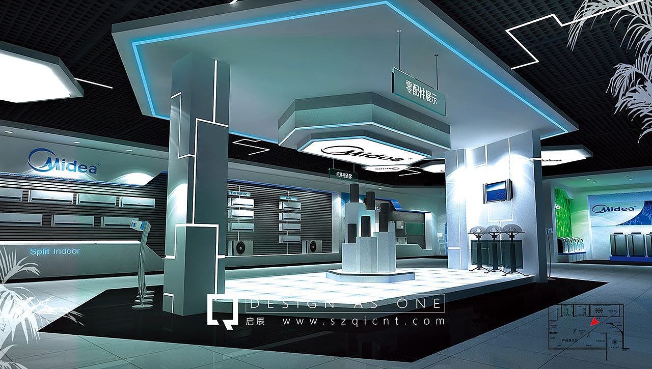 重庆展厅装修设计公司 重庆专业展厅设计施工及效果图 鼎庭装饰专注工装