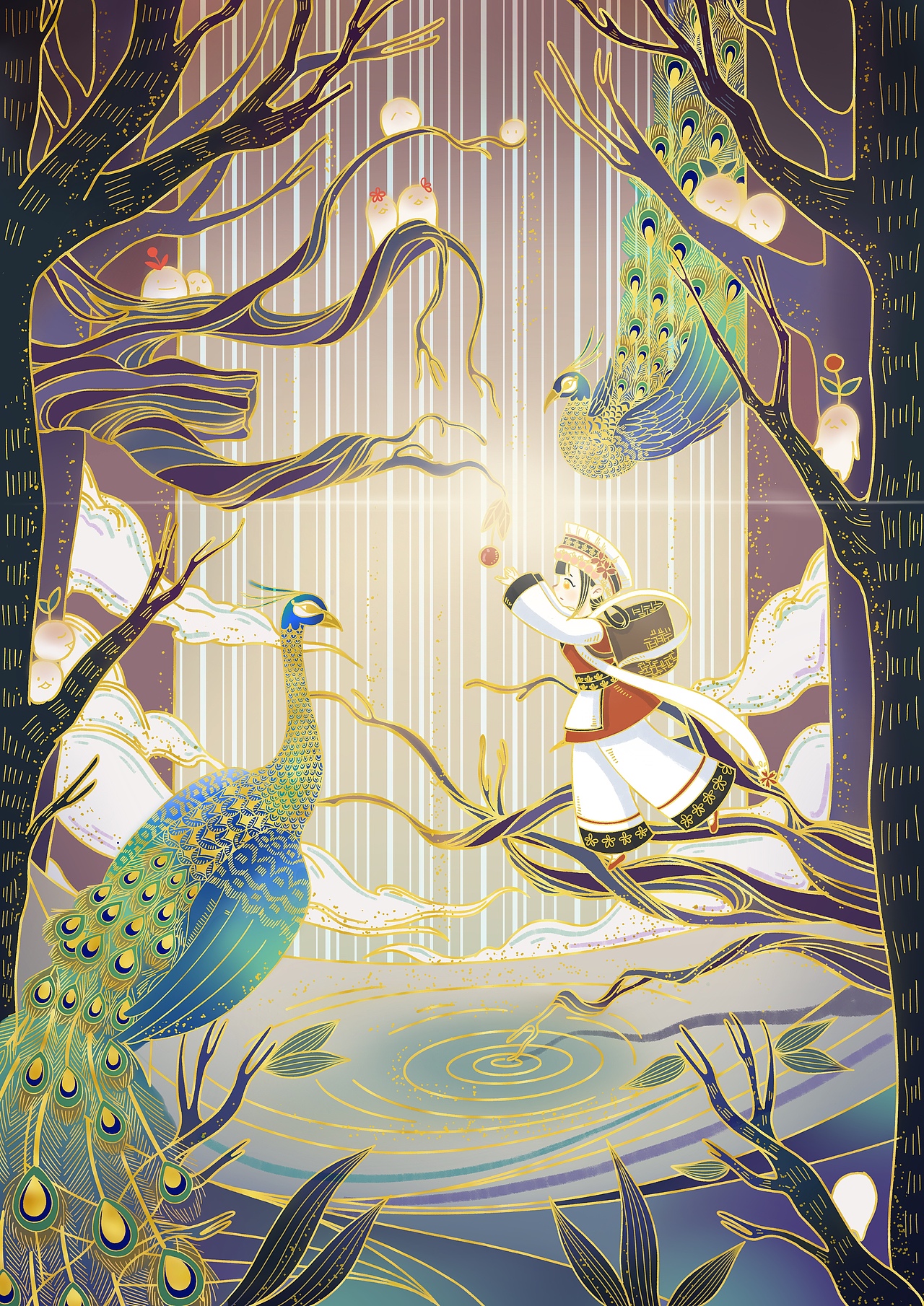 云南生物多样性|插画|艺术插画|marceline的吉他_原创作品-站酷zcool