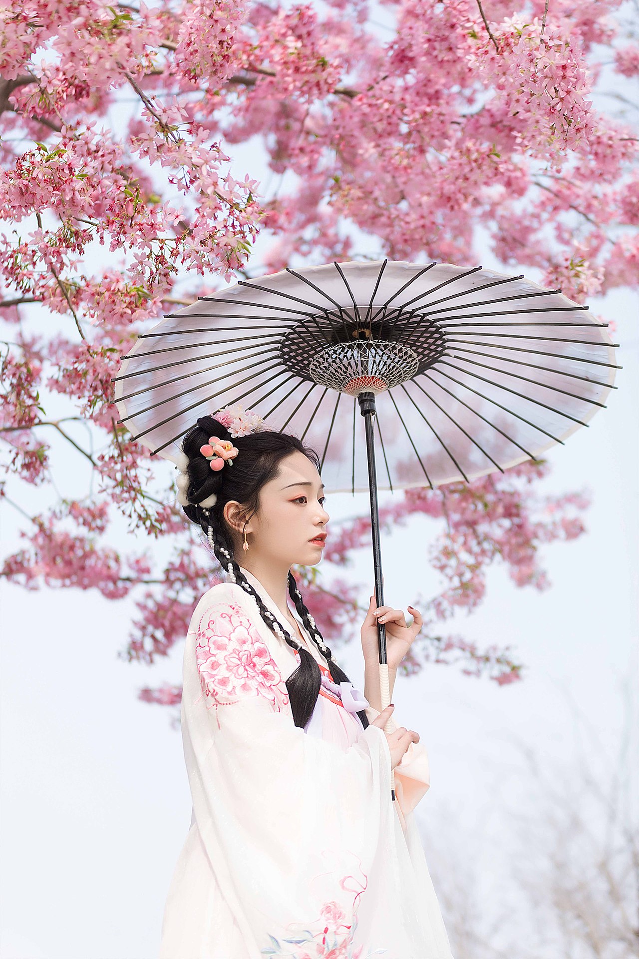 桃花依旧笑春风 古风汉服系列作品|摄影|人像摄影|limo摄影工作室