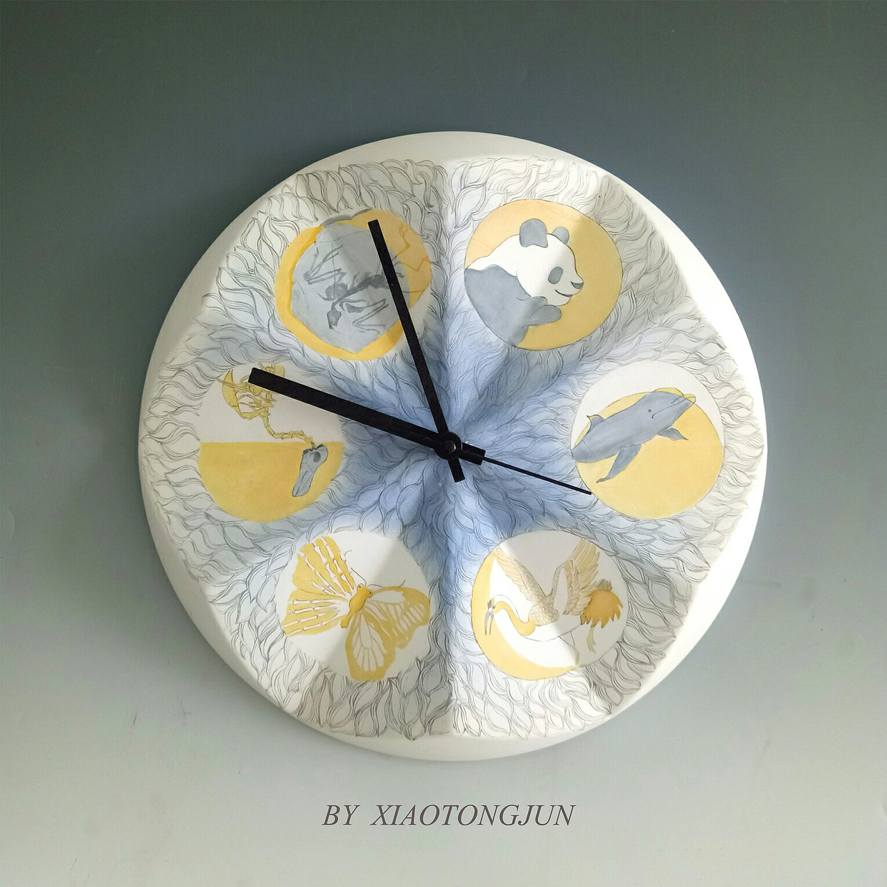 釉下彩瓷绘——《盛夏光年》（图ZMTIwMjk1MzYw） - 艺术插画 - 站酷设计师酉木_umu原创素材 - 站酷ZCOOL
