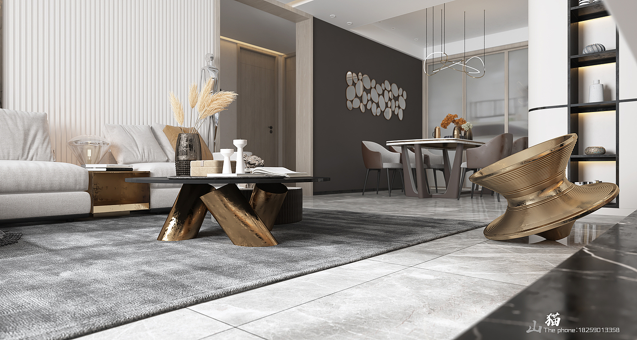 居家—客餐厅（图ZMjAxNTM2ODA0） - 家装设计 - 站酷设计师山猫视觉原创素材 - 站酷ZCOOL
