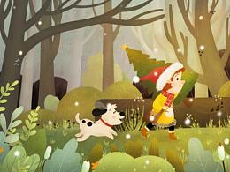 我带了圣诞树来找你