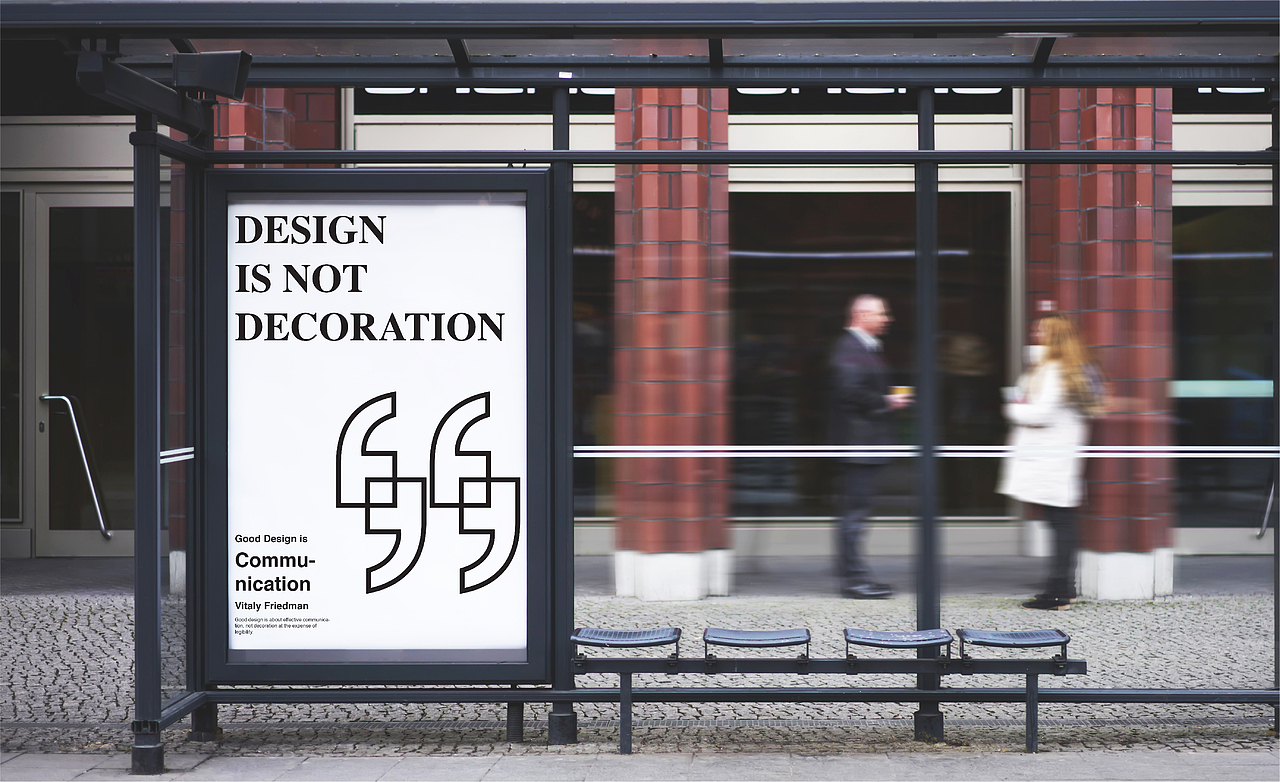 《设计不是装饰》 系列海报设计