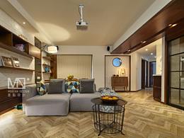 现代混搭-心境宁静的自然居所 | 墨点设计