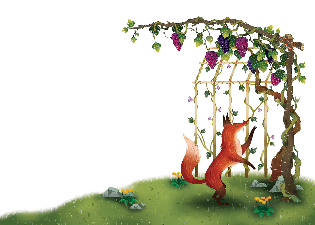 伊索🦊（图ZMjcxMzIzNjQ4） - 儿童插画 - 站酷设计师阿灰在积灰原创素材 - 站酷ZCOOL