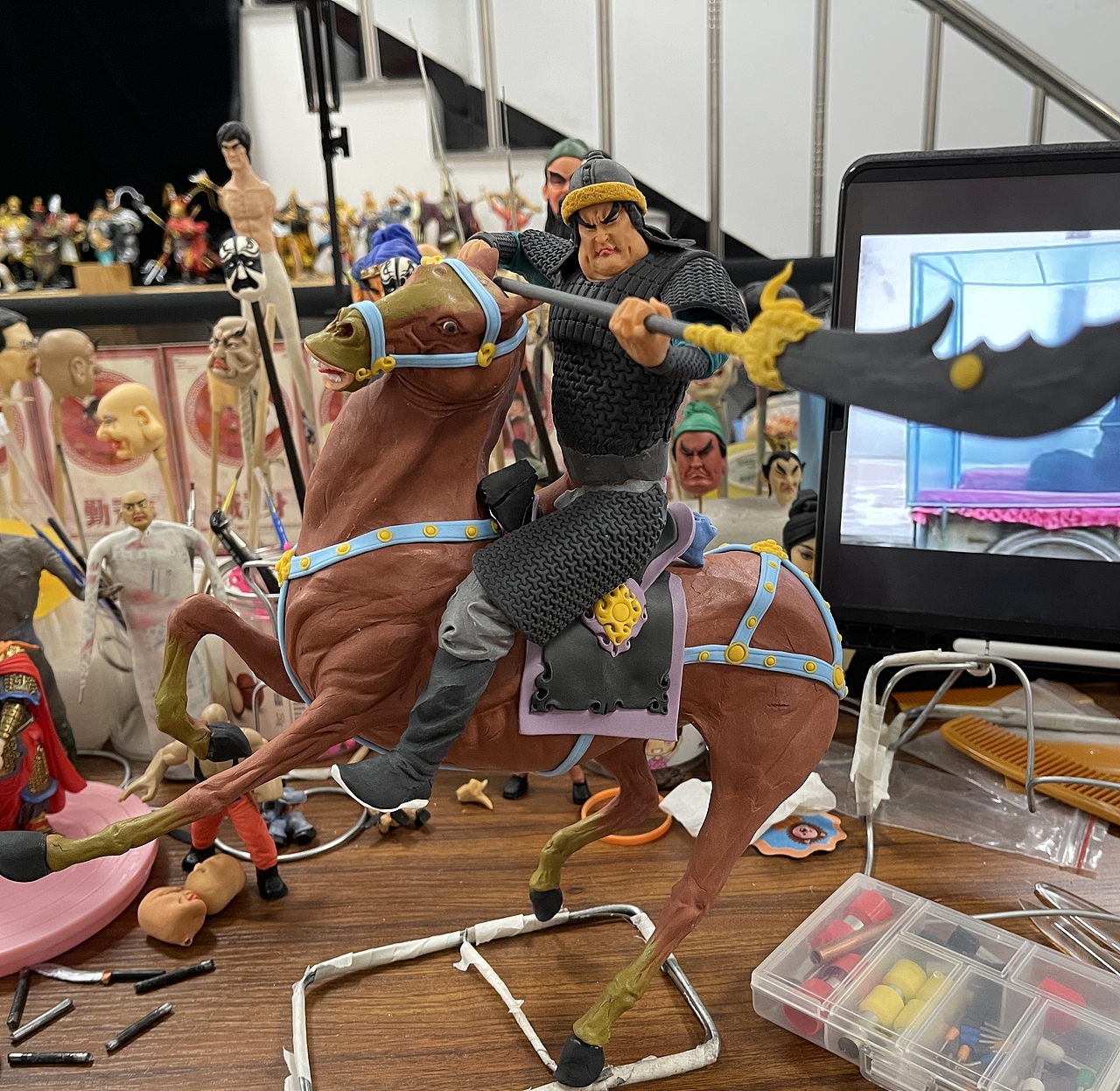 康健面塑作品（图ZMzIzNTE4NTE2） - 雕塑 - 站酷设计师上京私物康健面塑原创素材 - 站酷ZCOOL