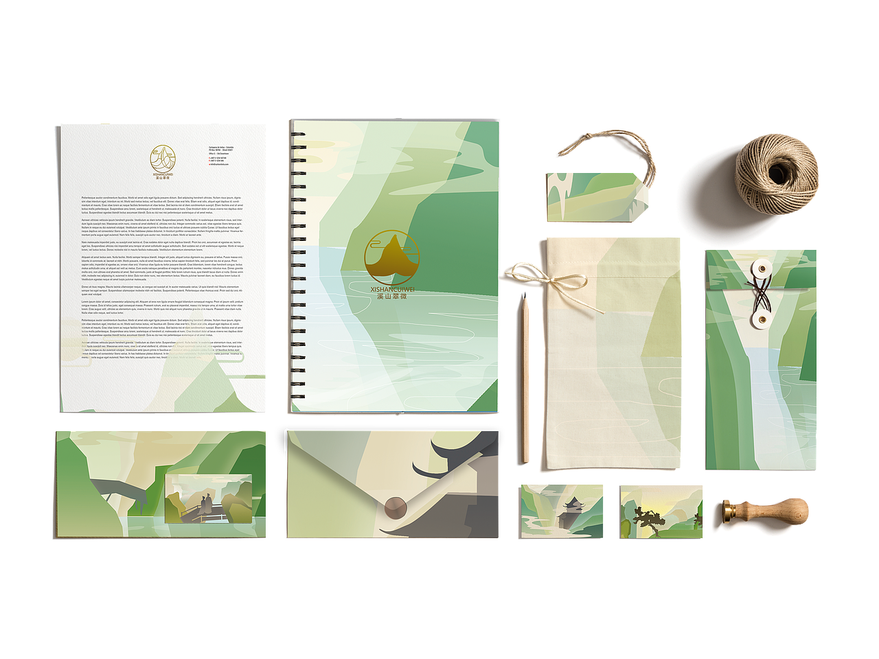 溪山翠微系列文创产品设计