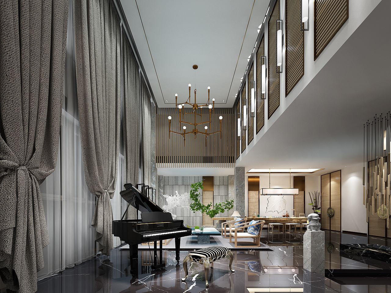 私人会所（图ZMTI1NzQ2MzQw） - 家装设计 - 站酷设计师魏丶十七原创素材 - 站酷ZCOOL