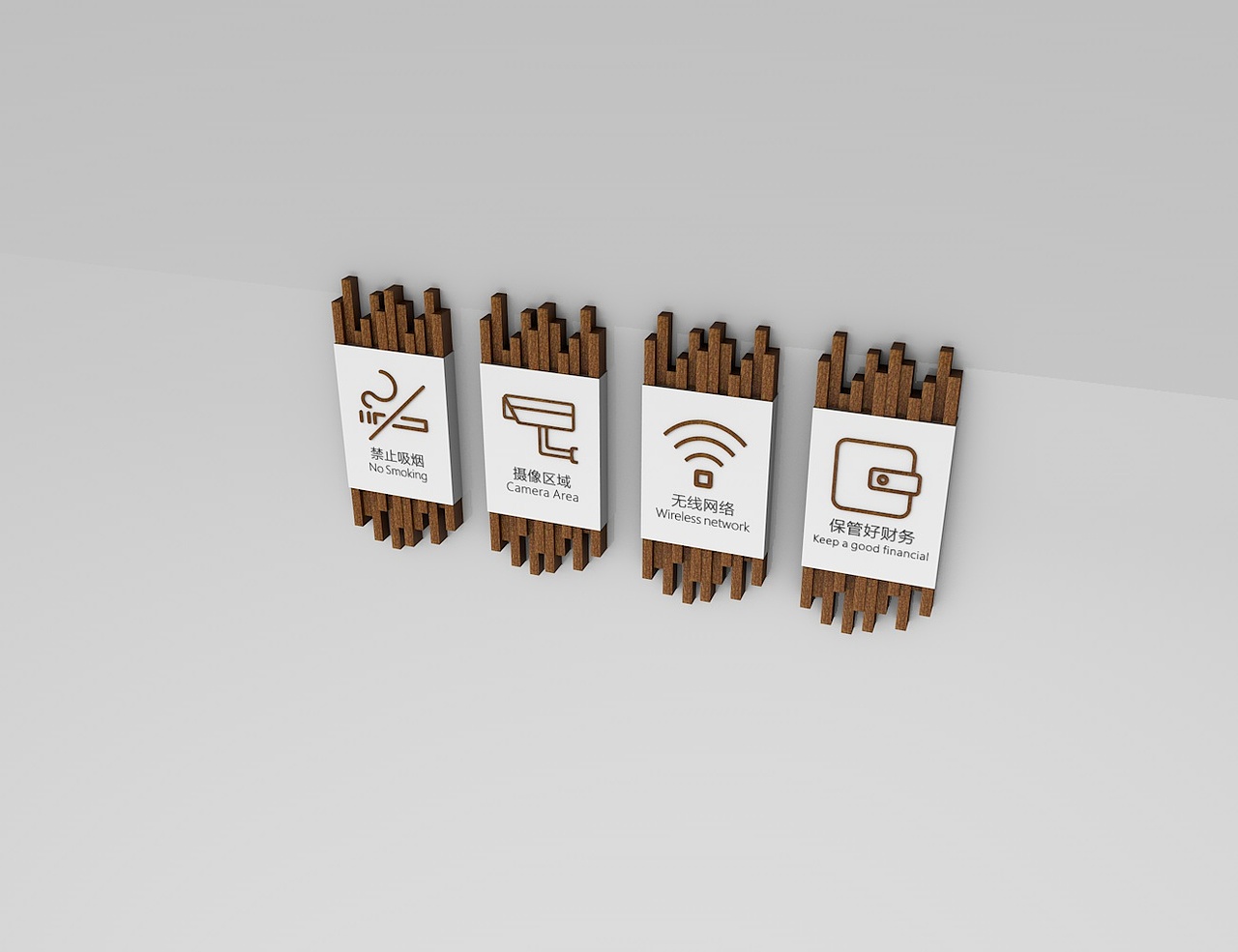 某科技公司导视系统设计方案（图ZMTI1OTI1NTA4） - 商业空间设计 - 站酷设计师蓝色的榴莲原创素材 - 站酷ZCOOL