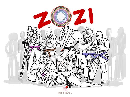 2021月历台历-柔术版