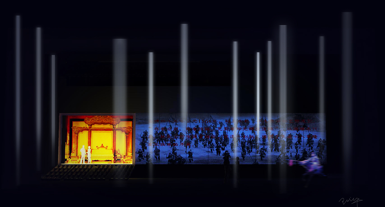 话剧《刘氏宗祠》舞美设计|空间|舞台美术|永远的理想虫 - 原创作品