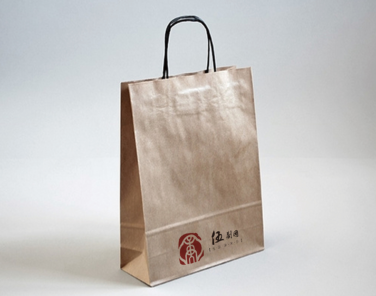 LOGO设计 | 伍剧团，生旦净末丑 · 浓郁中国红（图ZMzUwNTQzODQ=） - 品牌 - 站酷设计师梵事漫谈原创素材 - 站酷ZCOOL