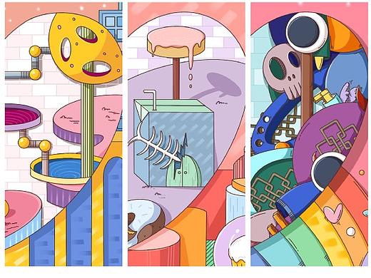 【Illustrations】這世界高樓林立 我心寸草不生（個(gè)人主頁(yè)-ZMzYxMzkxNjA=） - 商業(yè)插畫(huà) - 站酷設(shè)計(jì)師一噸鯨魚(yú)又原創(chuàng)素材 - 站酷ZCOOL