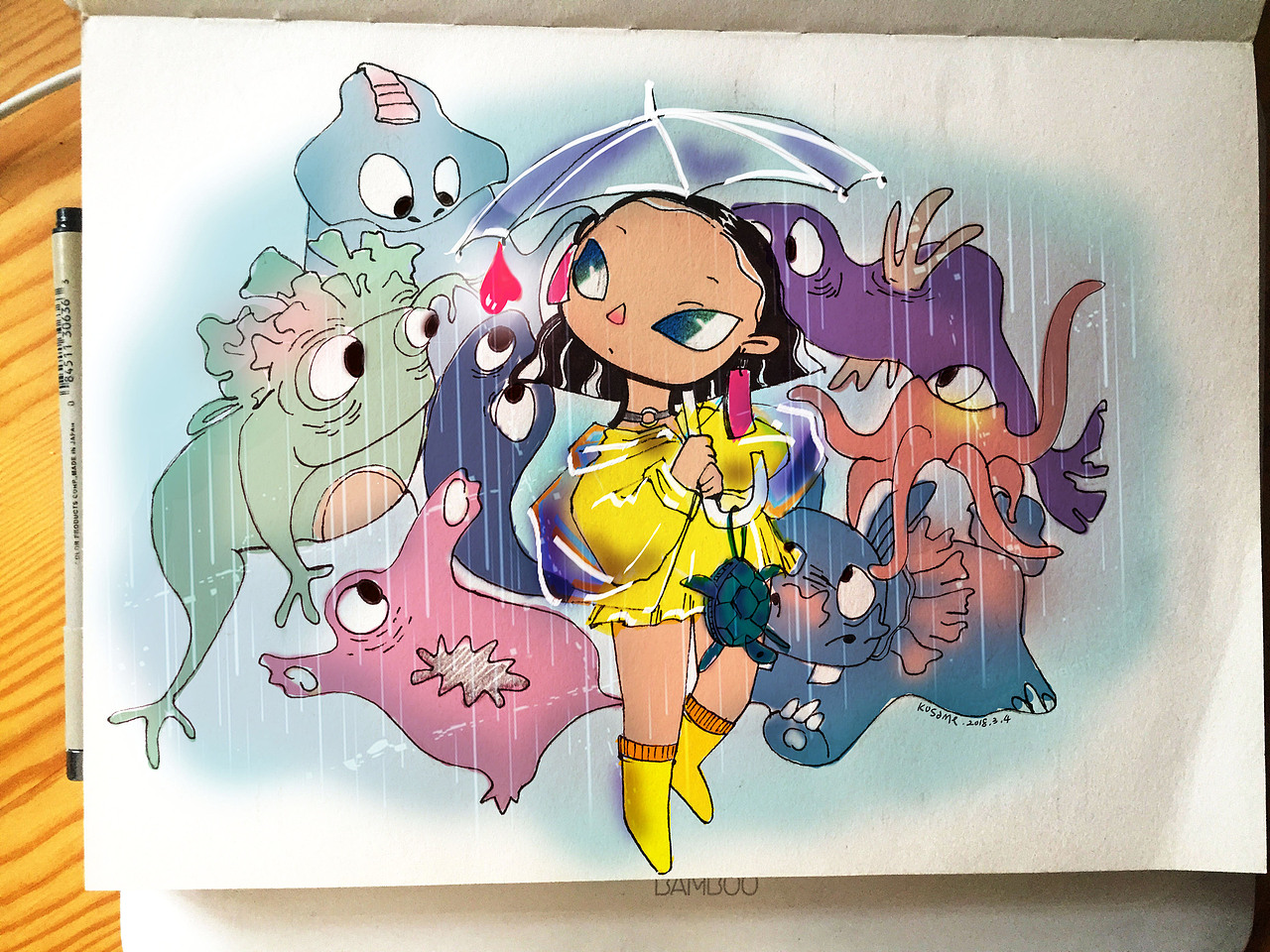 雨が降っている…会いたいな…