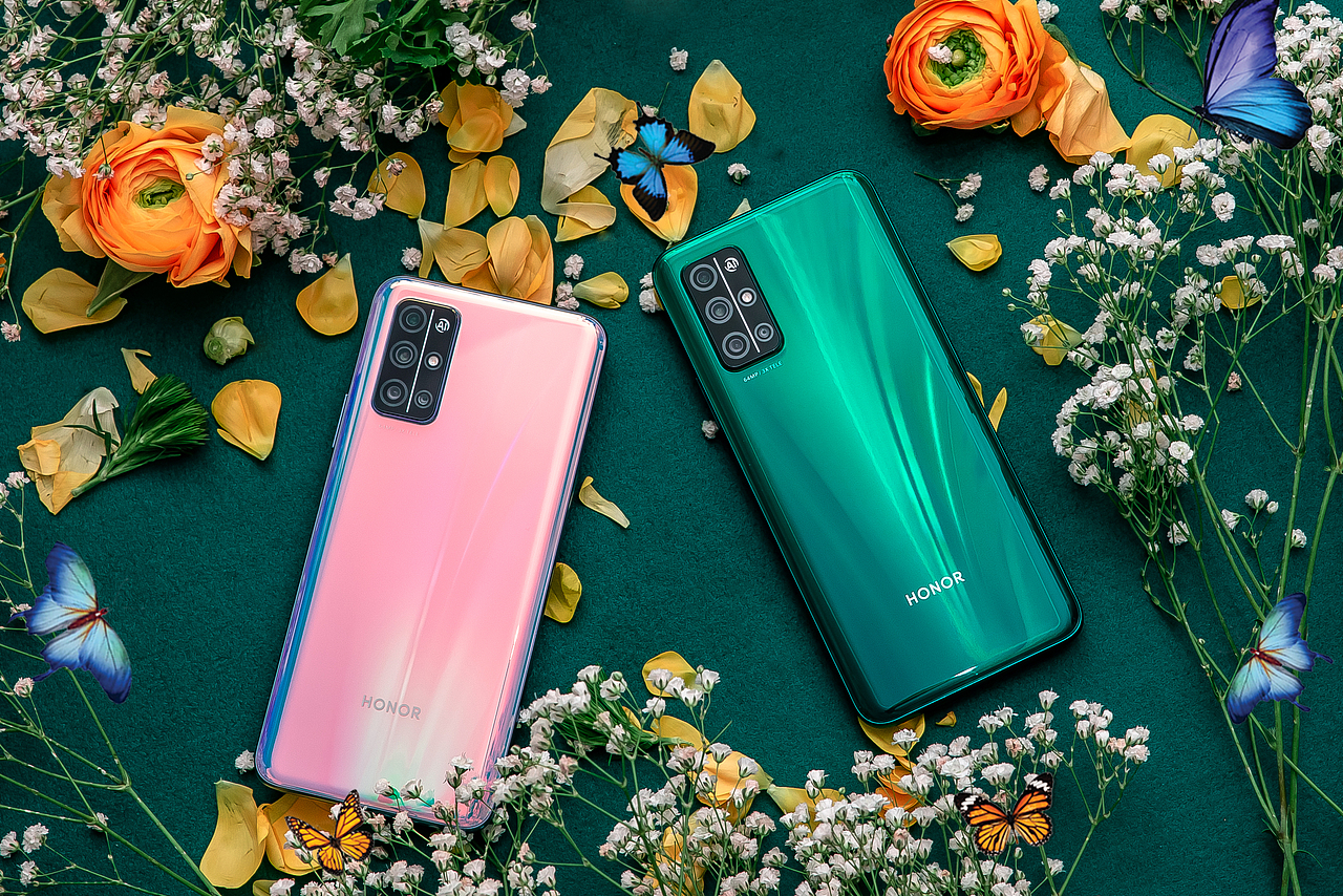 荣耀30s蝶羽翠蝶羽白图赏