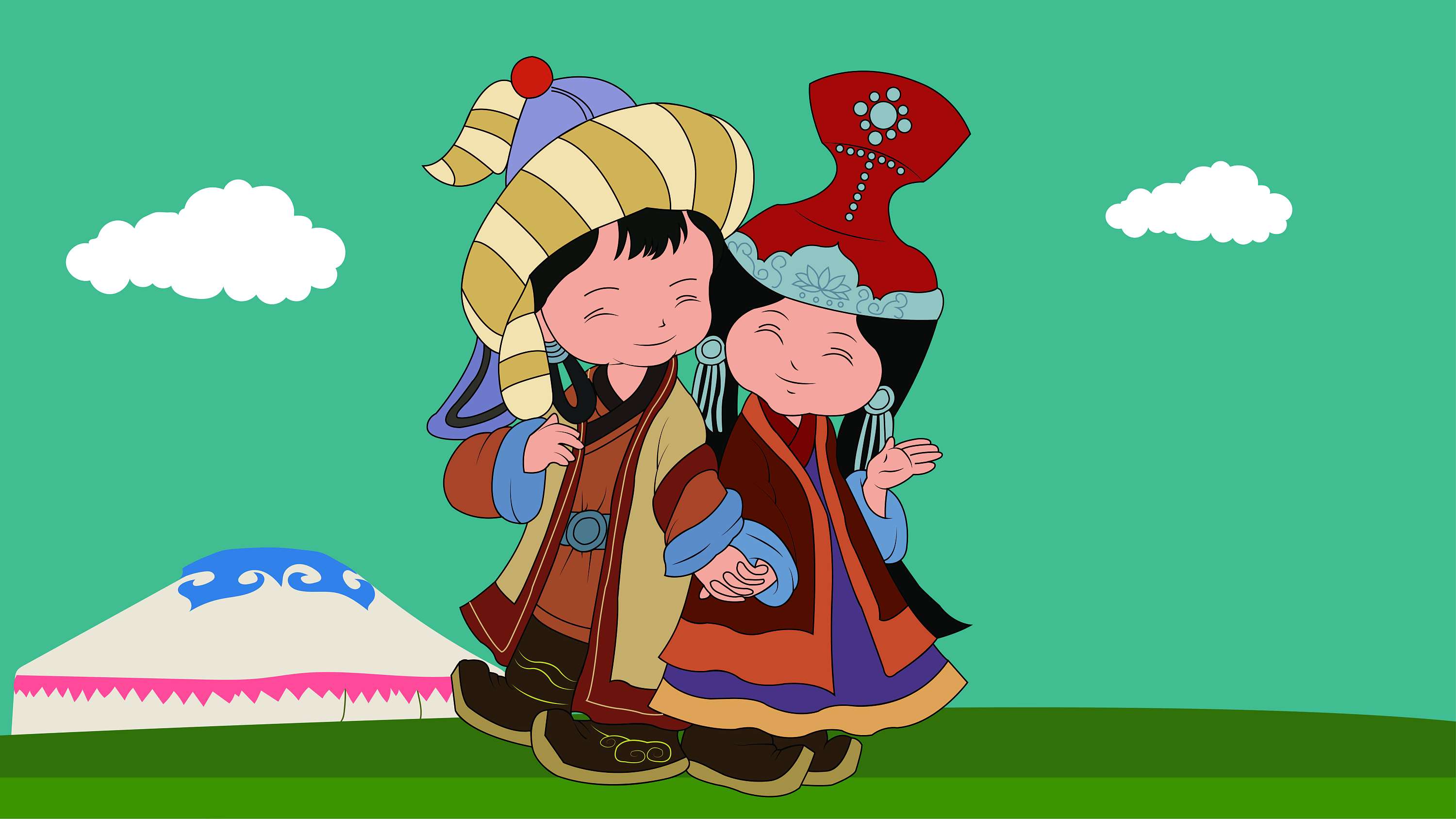 蒙古族动漫人物图片图片