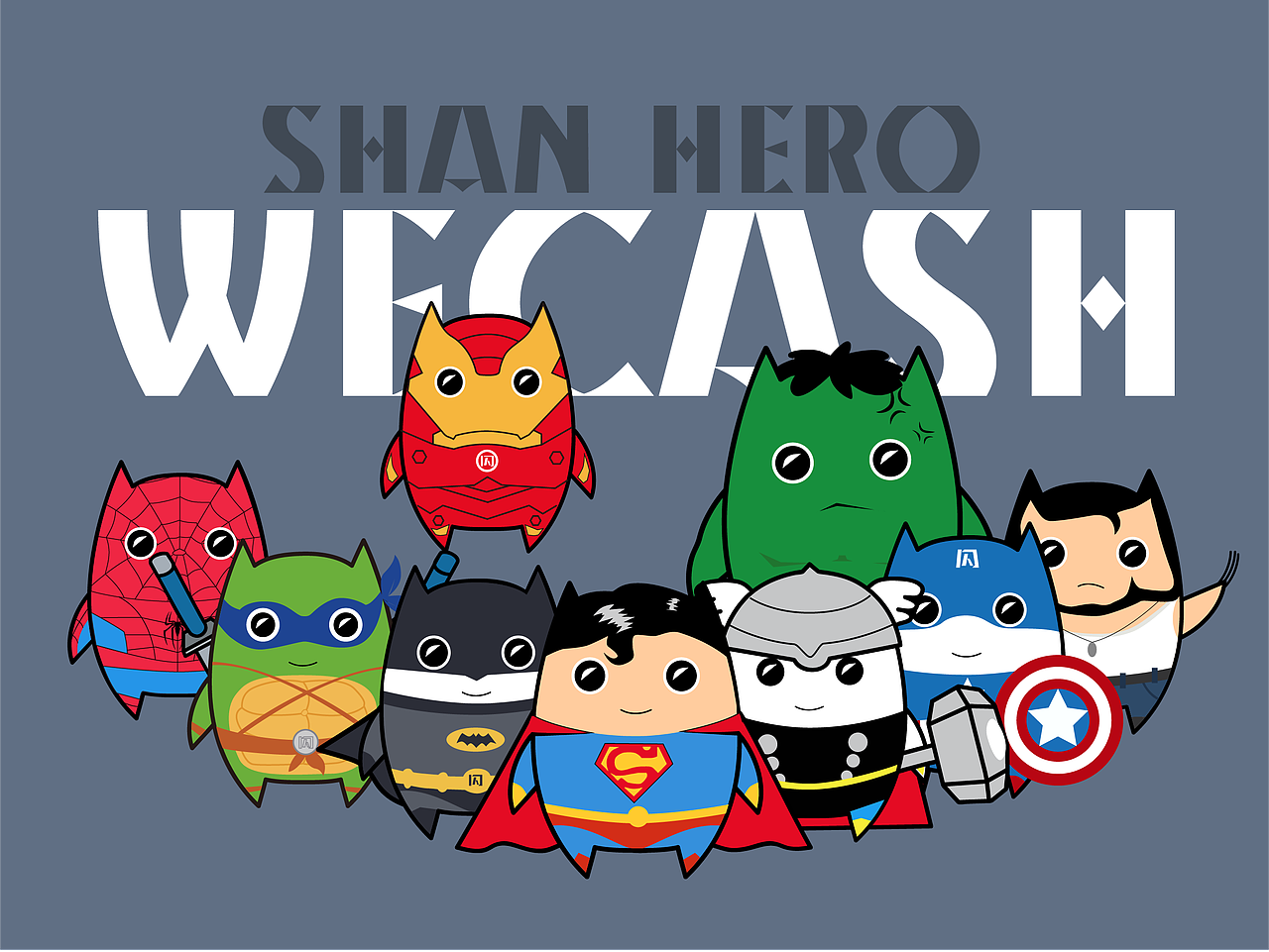 闪宝英雄（图ZMjg0ODg2MjA=） - 商业插画 - 站酷设计师Hunter_W原创素材 - 站酷ZCOOL