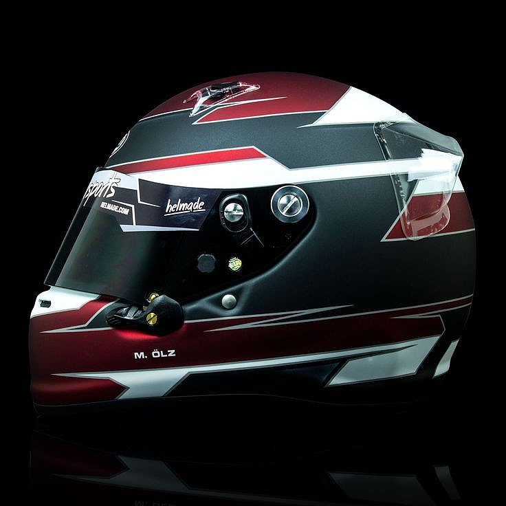 【头盔彩绘】叠色风格-经典的线条叠色的头盔彩绘涂装