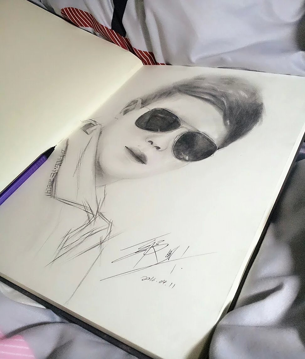 好久没传作品了,上几张最近的素描吧!