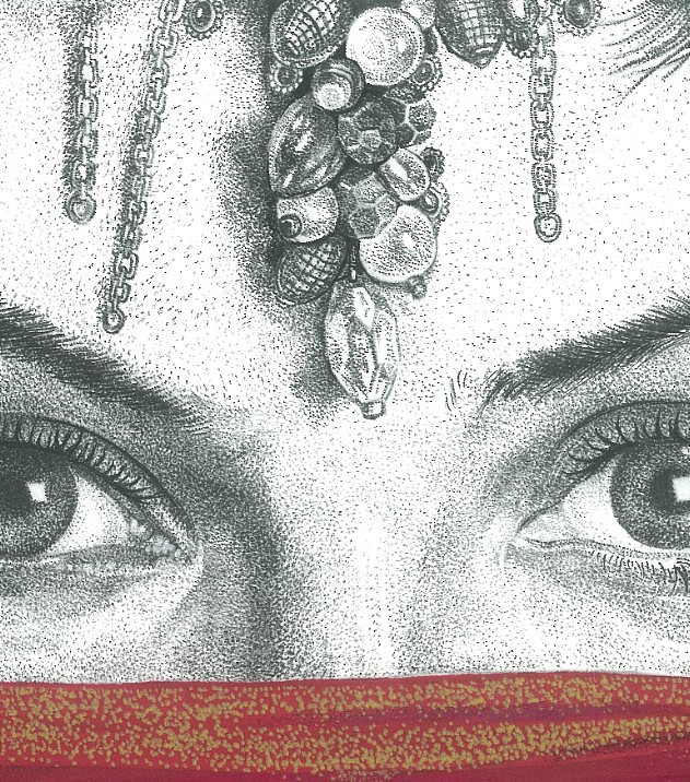 西域风情新娘1.2（图ZMTQyNTIyNDA4） - 艺术插画 - 站酷设计师凤鸣九天996699原创素材 - 站酷ZCOOL