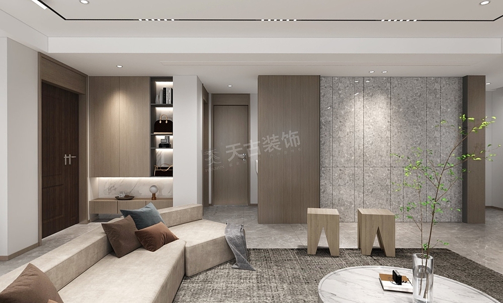 龙湖紫云台千山阅装修,现代简约风格设计方案,天古装饰