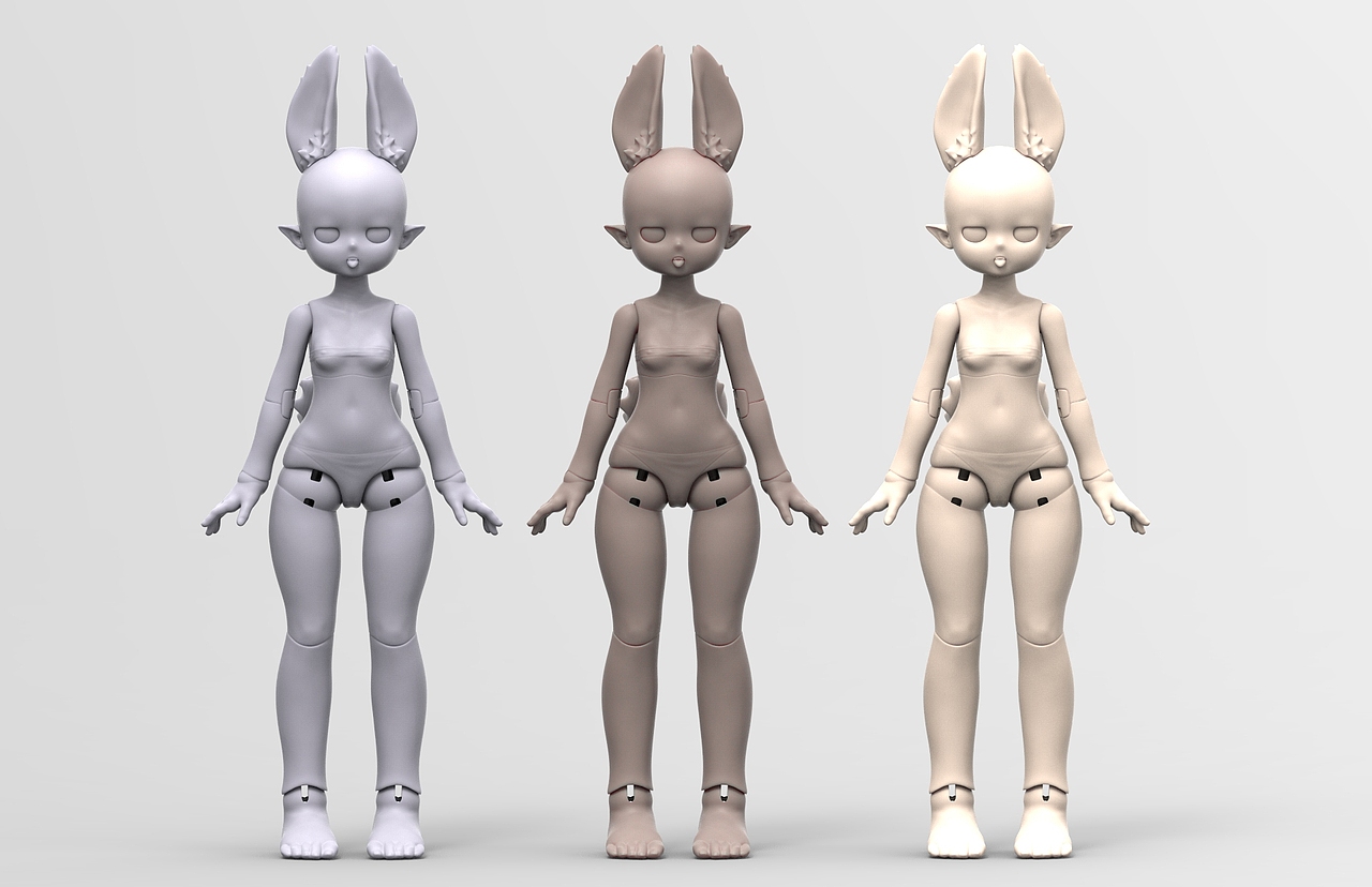 兔子吱吱bjd已实体化（图ZMjE4ODAxNzAw） - 人物/生物 - 站酷设计师炒饭啦啦原创素材 - 站酷ZCOOL