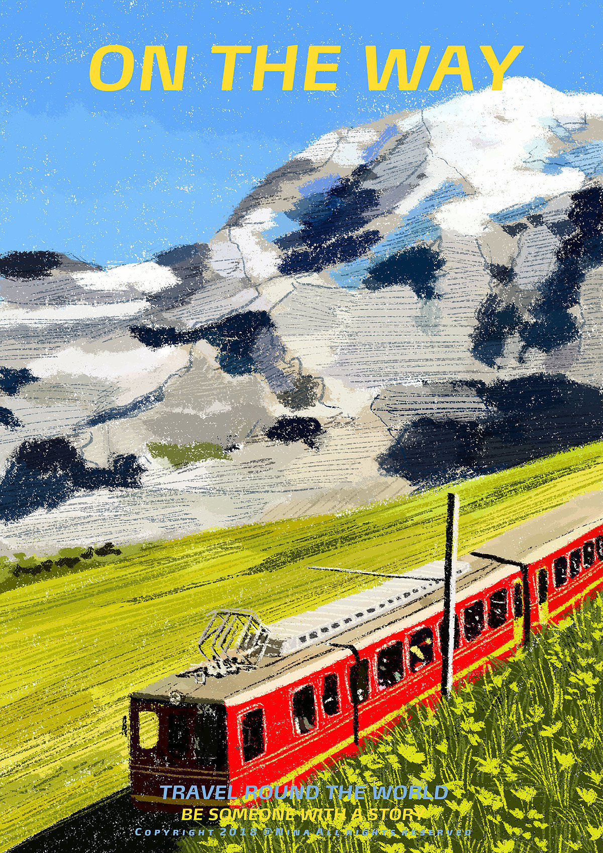 想環(huán)游世界（圖ZMTMyNTY1MjQ0） - 藝術(shù)插畫 - 站酷設(shè)計(jì)師Joynii原創(chuàng)素材 - 站酷ZCOOL