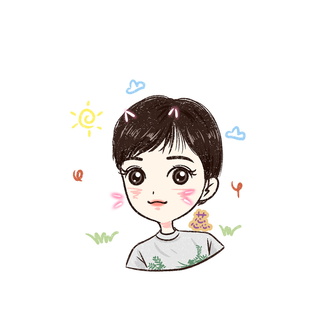 日常的手绘头像