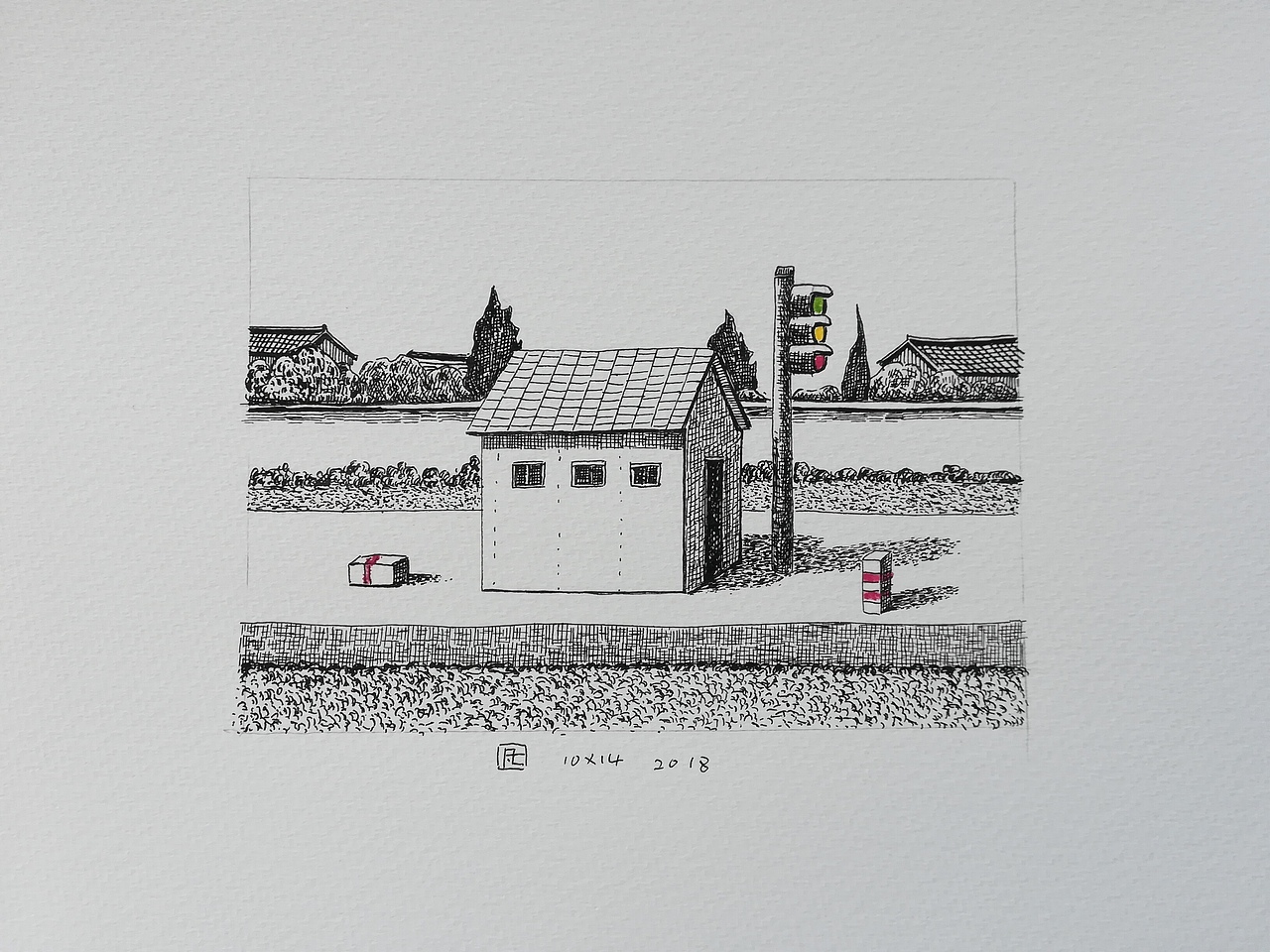 小副钢笔画尝试