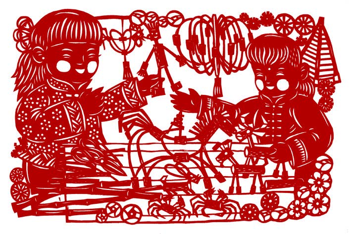 剪纸人物关东大地之子孙立峰的剪纸艺术世界