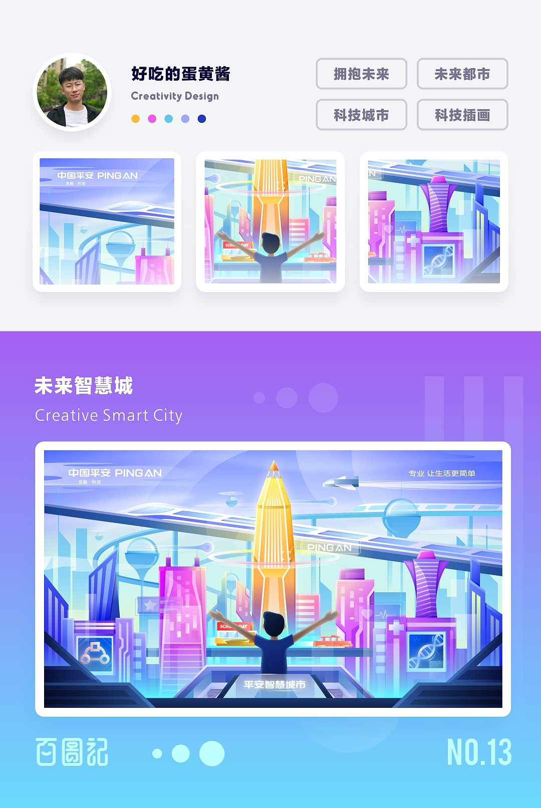 SA9527-平安智慧城市 & 创意海报合集