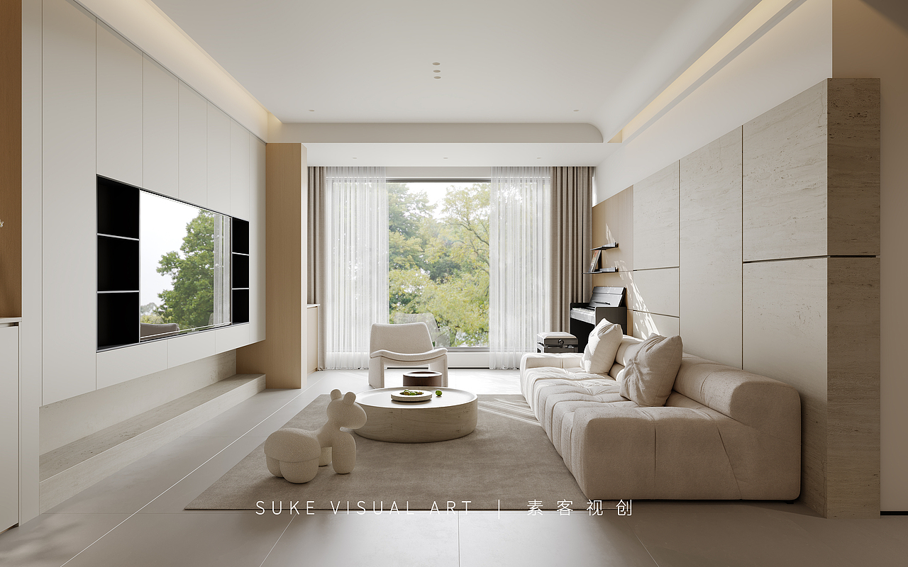 奶油与原木的碰撞（图ZMzU2MTQzODYw） - 家装设计 - 站酷设计师素客视创原创素材 - 站酷ZCOOL