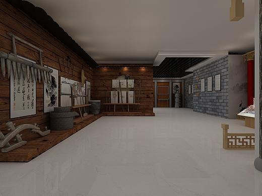 校史馆 设计效果图 3d设计 展厅 展馆设计