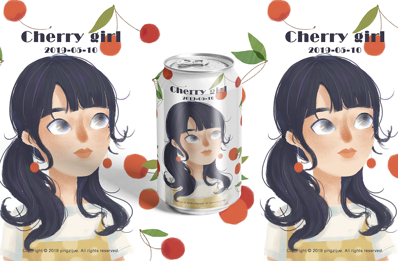 水果女孩系列【二】（图ZMTU4MjkwMTM2） - 艺术插画 - 站酷设计师八两UI原创素材 - 站酷ZCOOL