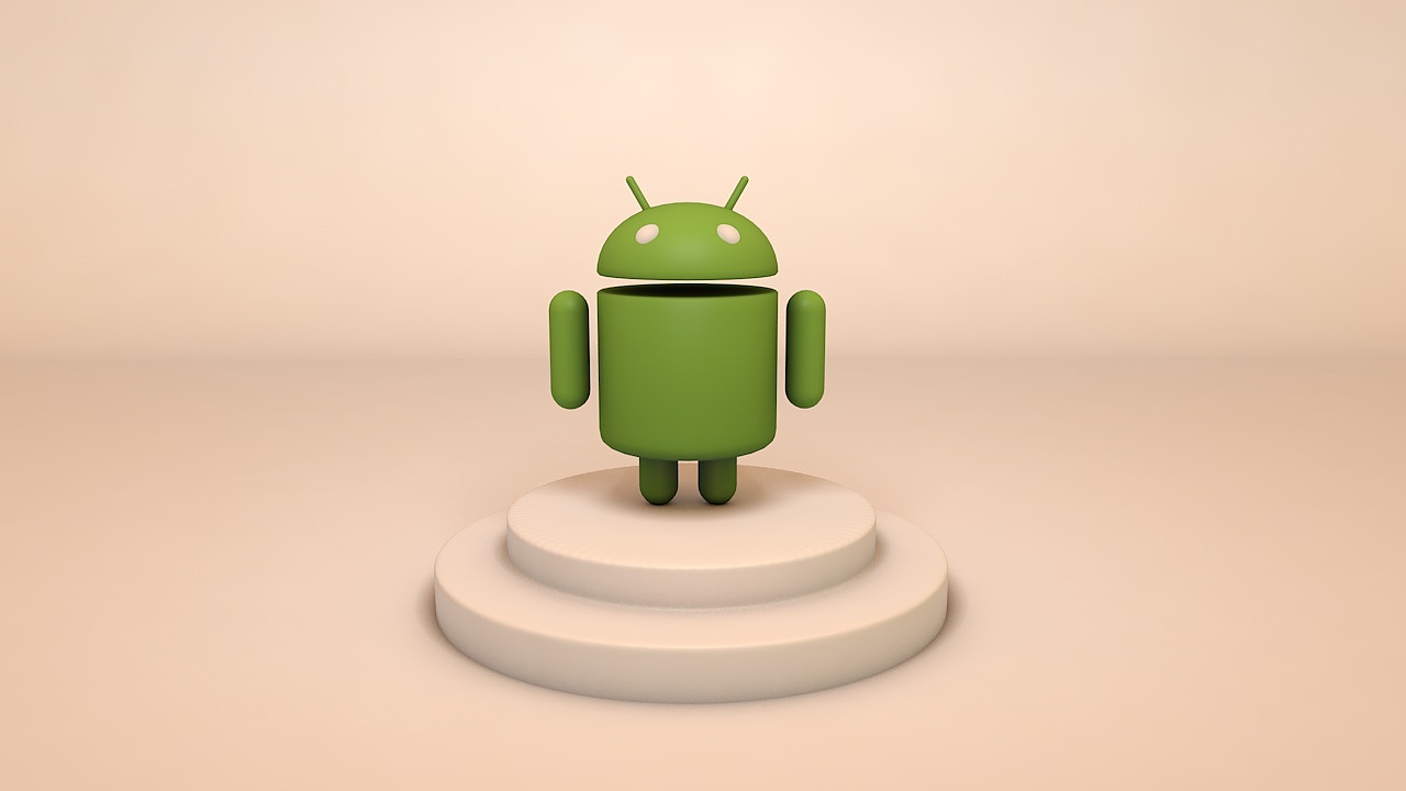 为安卓机器人场景布光(效果图)