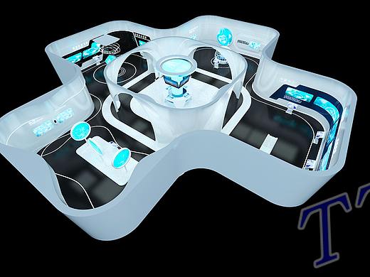 医疗展厅3D效果图