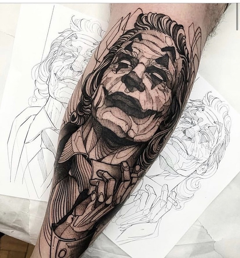 joker2019#小丑|影视|其他影视|西安纹身佳佳刺青_原创作品-站酷zcool