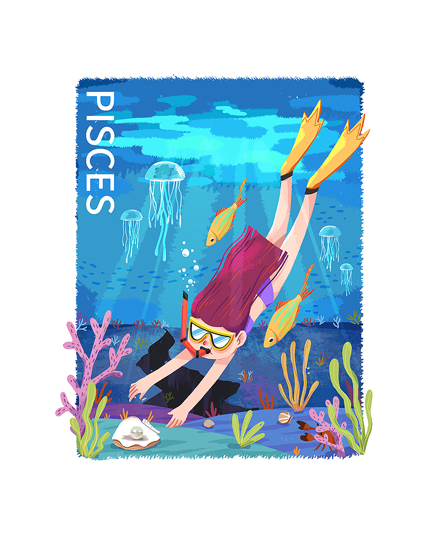 12星座插画（图ZMTg2NTkwMzcy） - 儿童插画 - 站酷设计师25yong原创素材 - 站酷ZCOOL