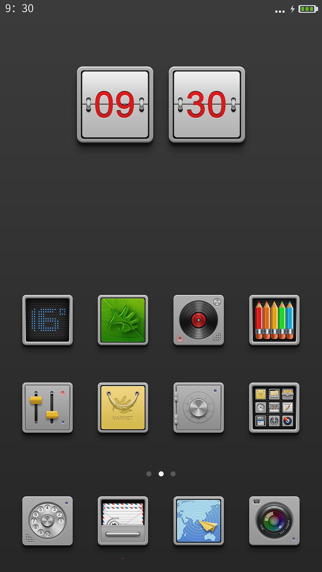 手机拟物主题设计