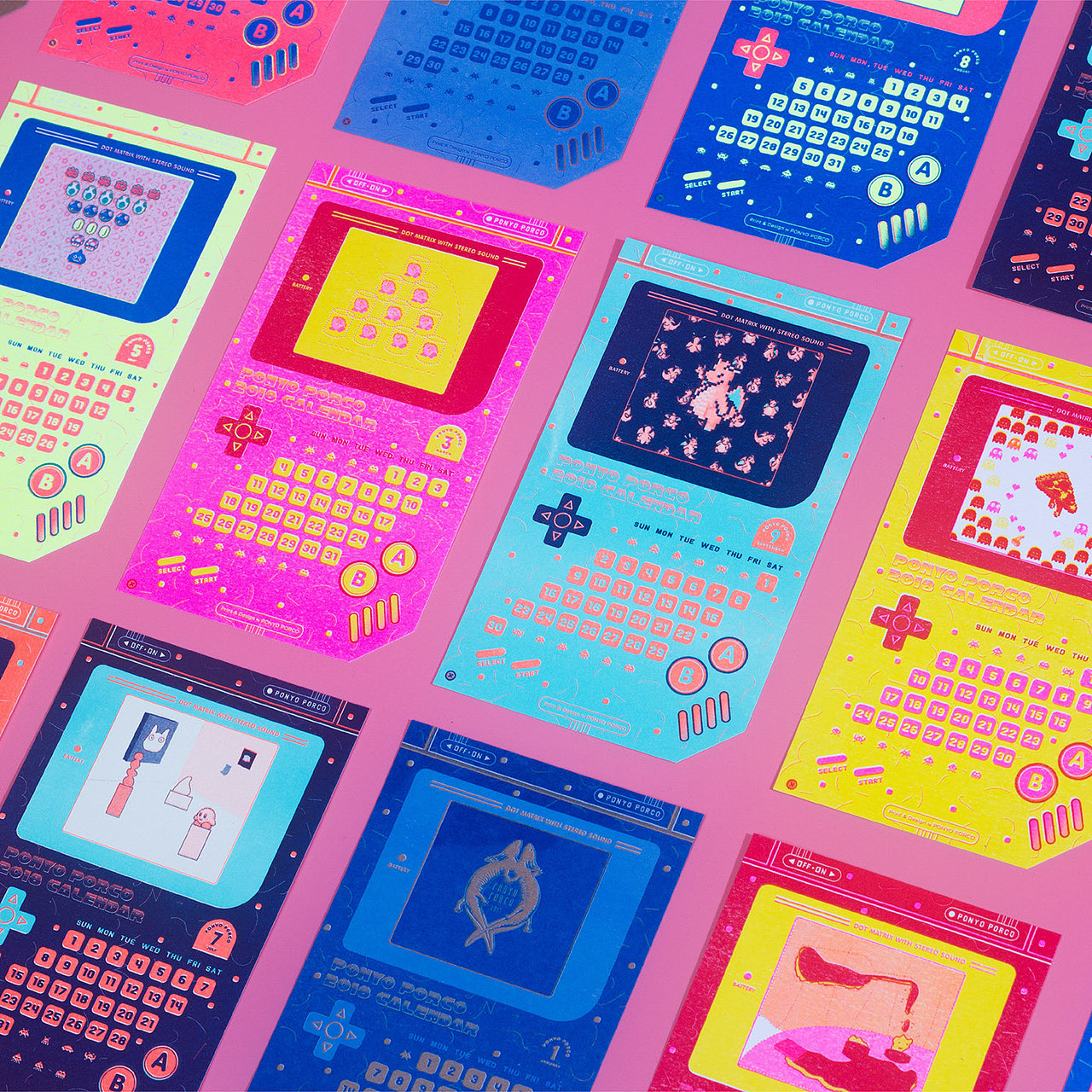 设计分享/ PONYO PORCO -日历（图ZMjQ5NDY0NDg4） - 书籍/画册 - 站酷设计师BranD杂志原创素材 - 站酷ZCOOL