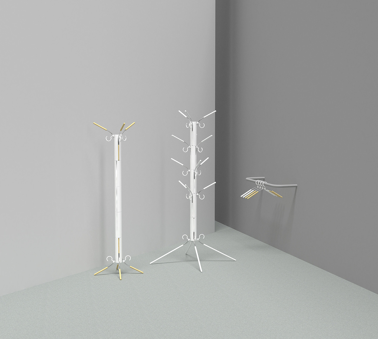 学之渣渣年代--工业设计--三合一衣架（图ZNTQ5Nzc5OTI=） - 生活用品 - 站酷设计师茂小梁原创素材 - 站酷ZCOOL