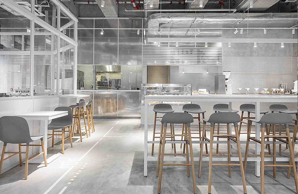 冷淡简约风格咖啡馆设计装修,公装设计装修风格大全