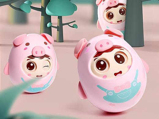 不倒翁玩具新生婴幼儿宝宝早教益智0-1岁大号不倒翁