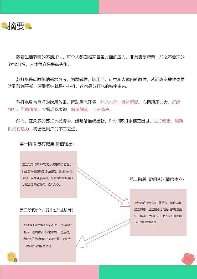 娃哈哈营销策划案（图ZMjM5NzQ2MTAw） - 其他平面 - 站酷设计师Z98445789原创素材 - 站酷ZCOOL