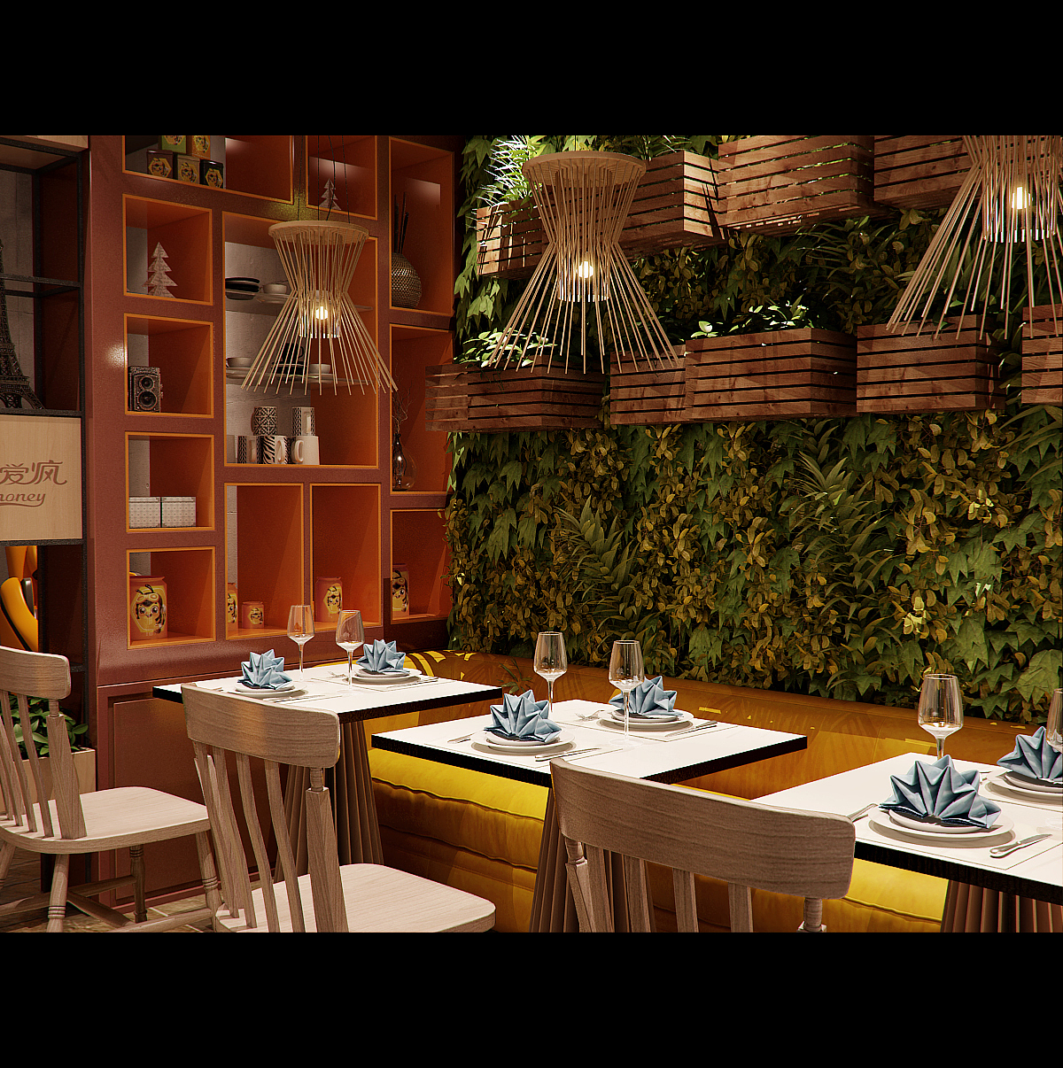 我爱疯蜂蜜体验店（图ZNTYyMDgxMjA=） - 展陈设计 - 站酷设计师金景元装饰设计原创素材 - 站酷ZCOOL