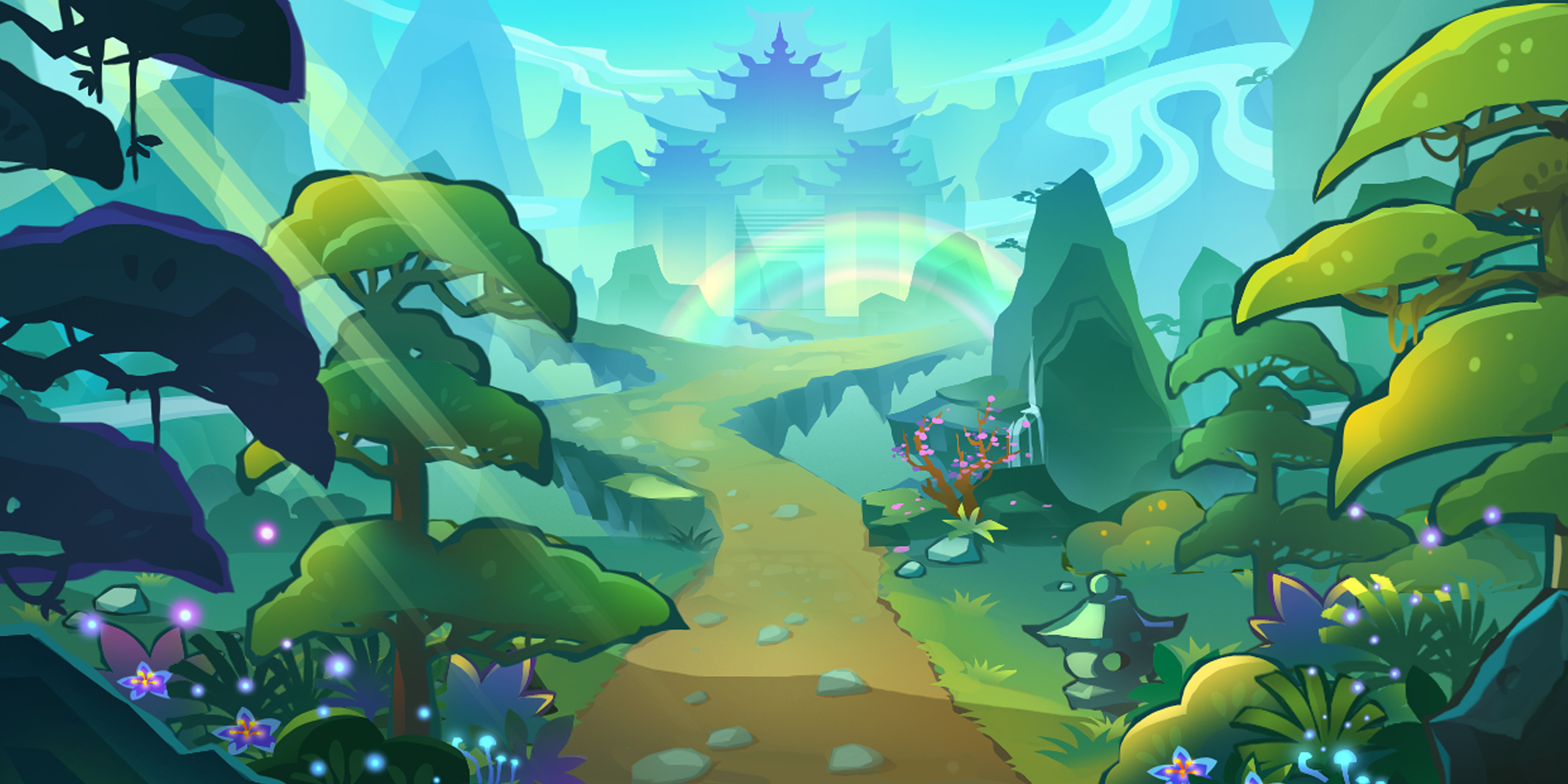 早期画的一些横版概念和成品小作|插画|游戏原画|我叫火乐 - 原创作品