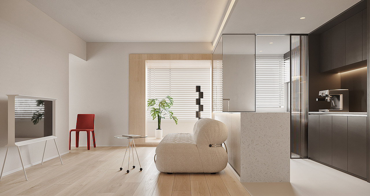 现代 | 客餐厅（图ZMjkyNTI1OTUy） - 家装设计 - 站酷设计师丶工具人原创素材 - 站酷ZCOOL