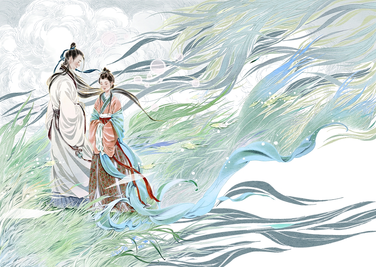 野有蔓草（图ZMzMwMzg3OTY4） - 创作习作 - 站酷设计师BBDQZ原创素材 - 站酷ZCOOL