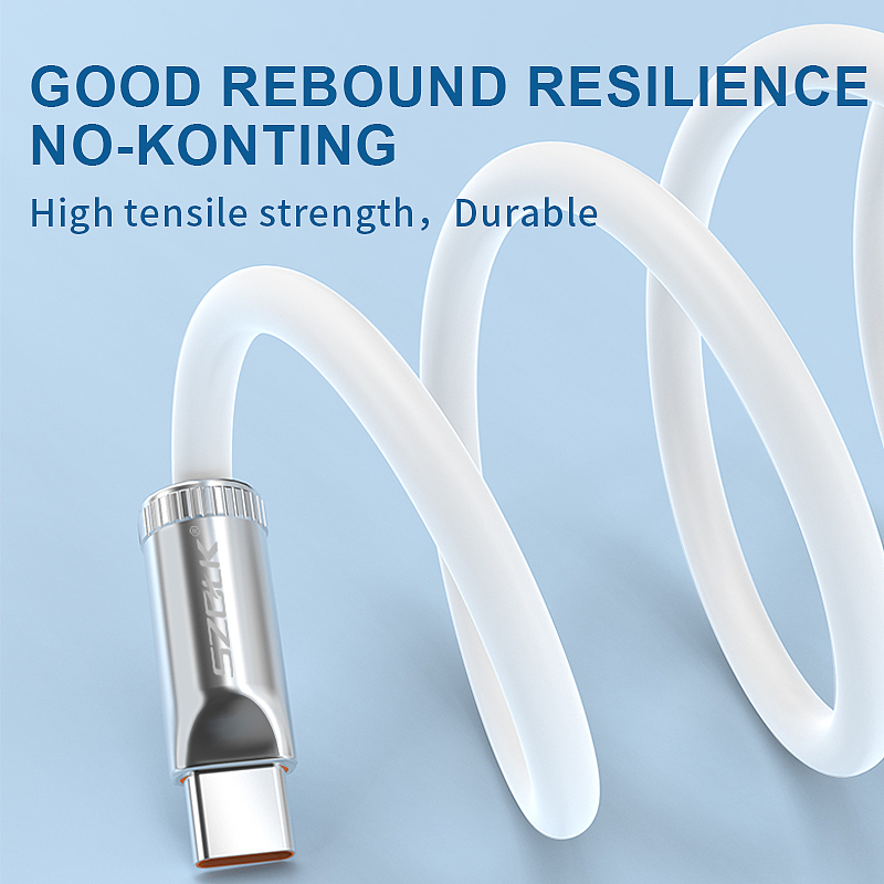 锌合金 液态硅胶数据线 (shopee 主图)